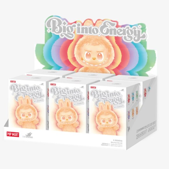 Authentic Pop Mart Monsters Big Into Energy Labubu Plush Pendant Hope SEALED - Picture 6 of 7